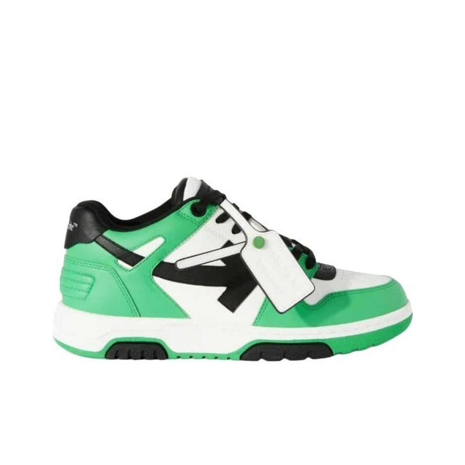 OFF-WHITE OUT OF OFFICE 'NEON GREEN BLACK WHITE'
