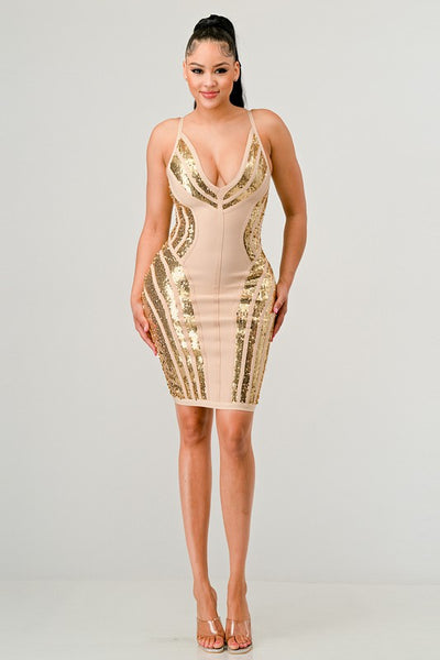 GOLDEN GIRL DRESS