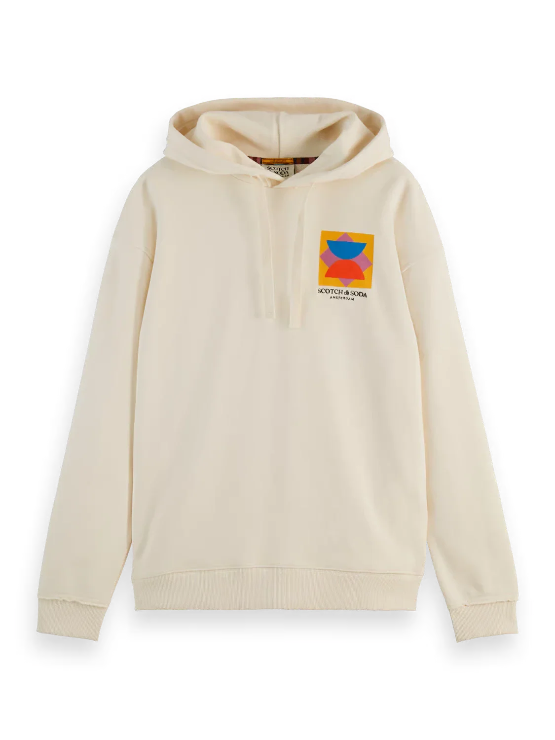Patchwork Applique Artwork Hoodie (Ivory) - SS178765WI24101
