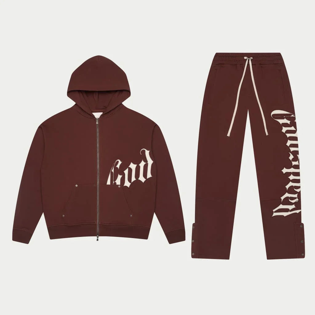 OG Logo Sweatsuit V2 (Burgundy) - GOGLSV2BRG