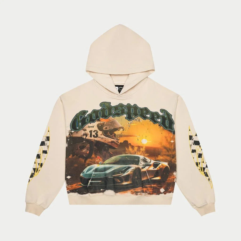 Sunset Drift Hoodie (Bone) - GSUNDRHDDBNE