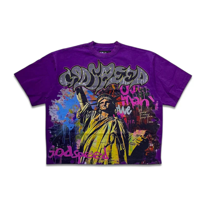 Godspeed Vandal T-Shirt (Grape) - GSVGRP
