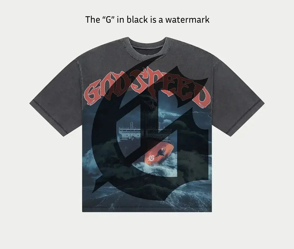 Godspeed Sea Sick (Black Wash) - GSSSBLKWS