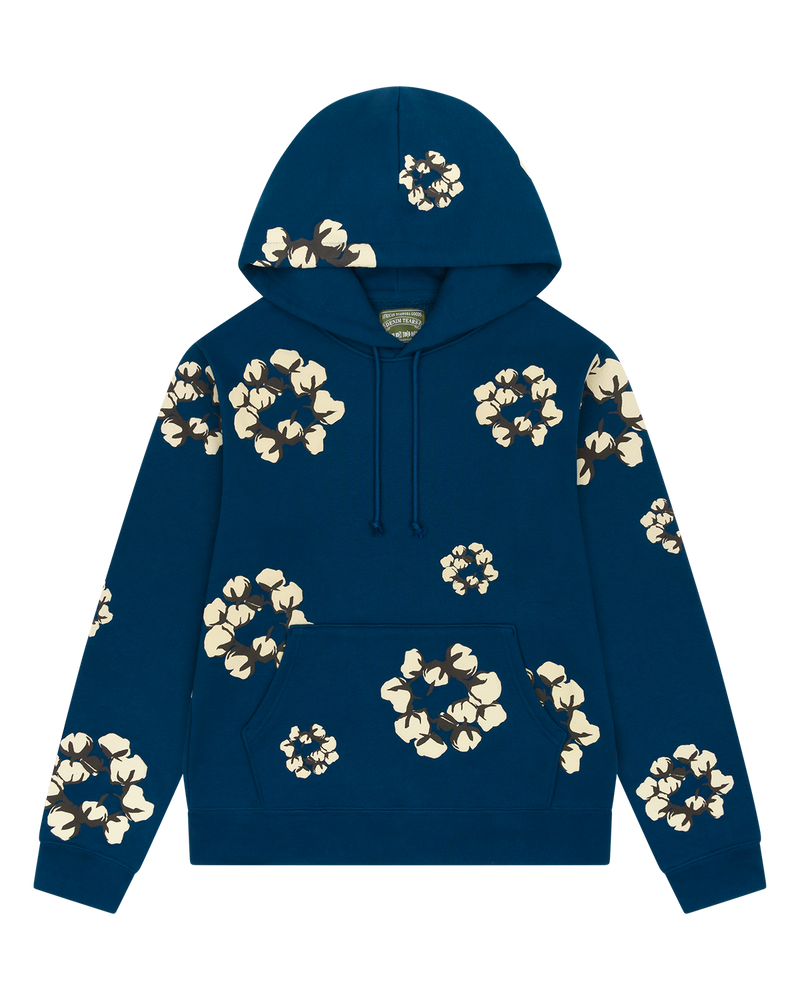 Cactus Tears Wreath Hoodie Navy