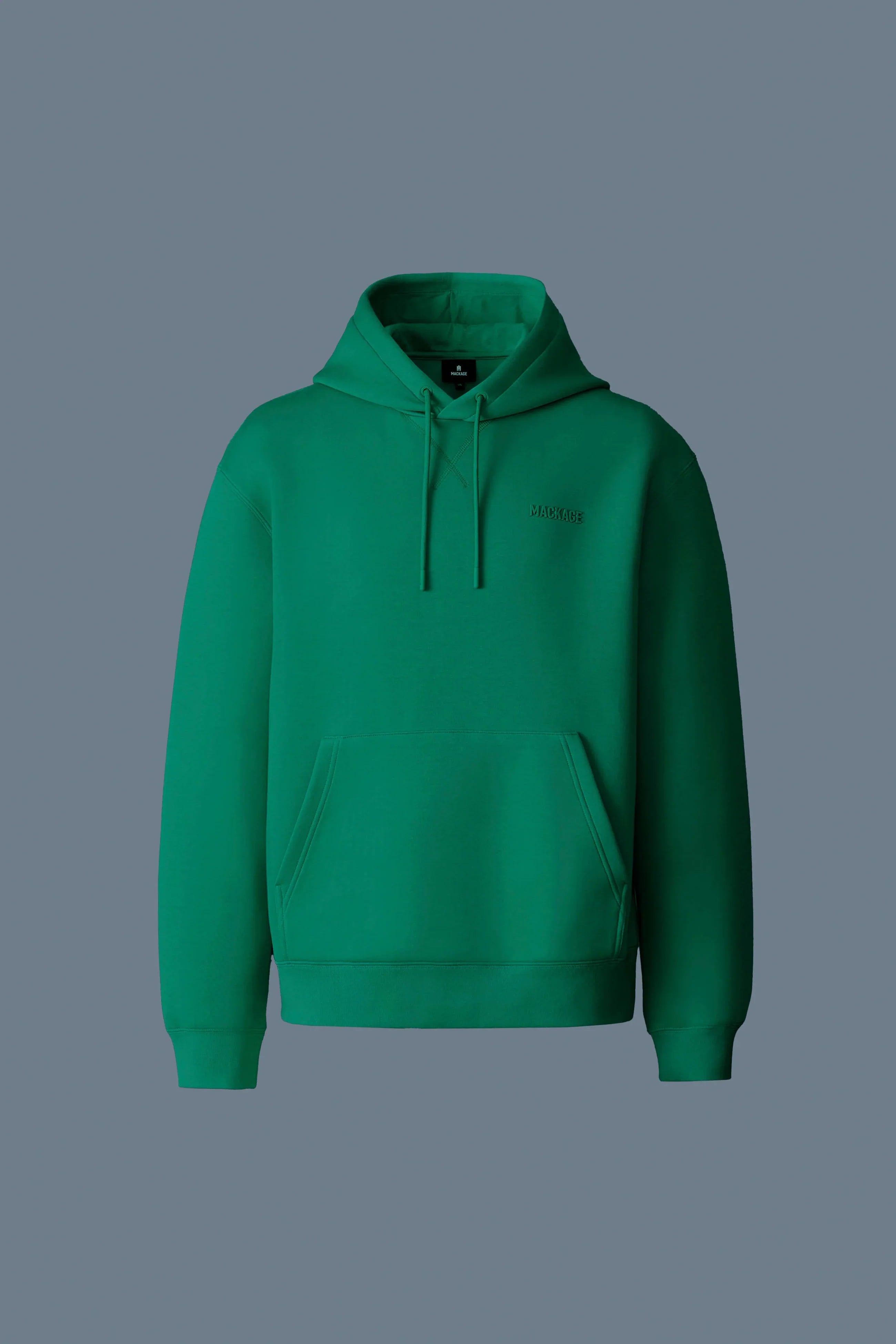 KRYSTIAN Double-face Jersey Hoodie (Leaf Green) - P003232-0356