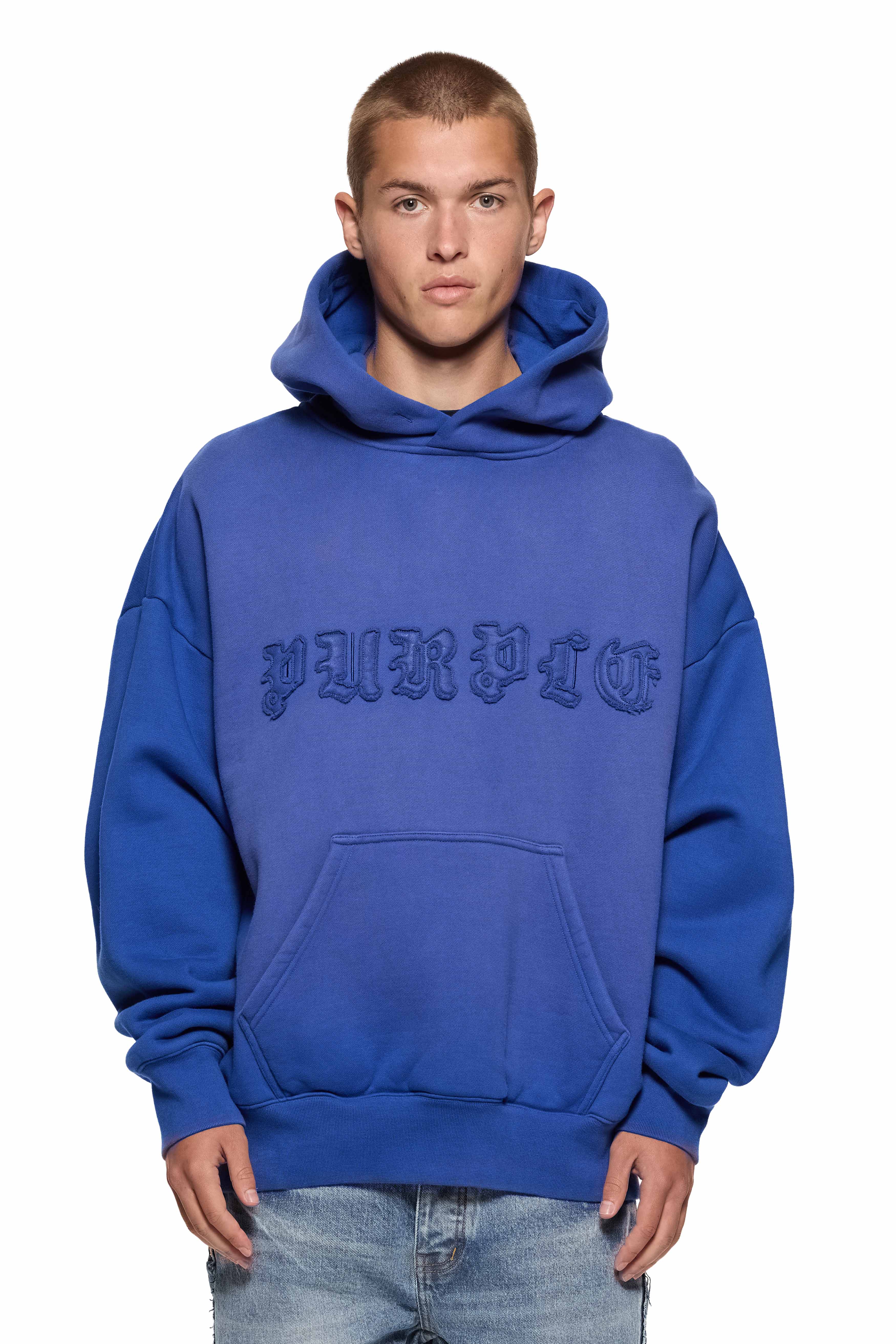 Hwt Fleece PO Hoody (Blue) - P401HMGW424