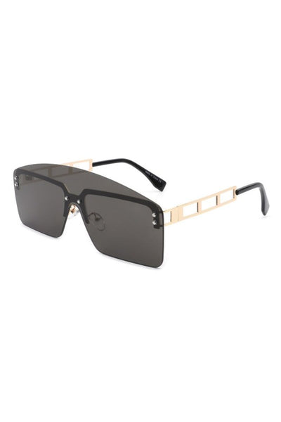 Futurtistic Retro Rimless Fashion Sunglasses
