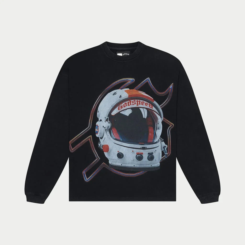Lift Off LS T-Shirt (Black Wash) - GLOLSTEEBW