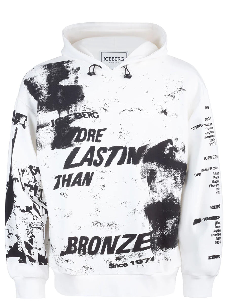 Splash Writting 5C Hoodie (Cream) - I24E08063171102