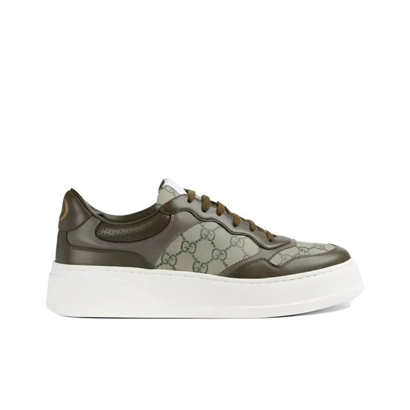 GUCCI GG SUPREME SNEAKER &amp;#39;BEIGE GREEN&amp;#39;