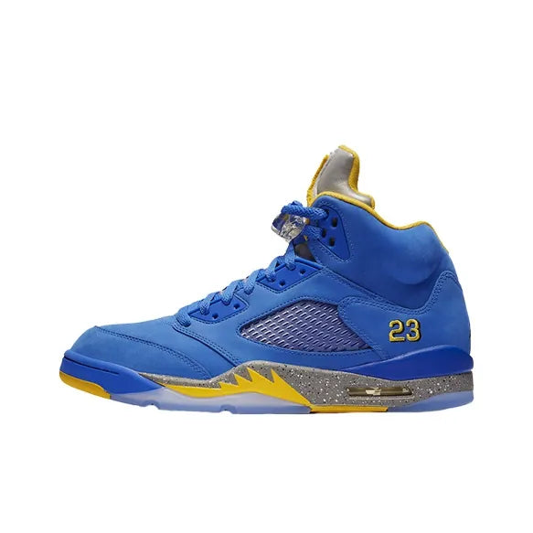 JORDAN AIR JORDAN 5 RETRO &amp;#39;LANEY VARSITY ROYAL&amp;#39; SNEAKERS