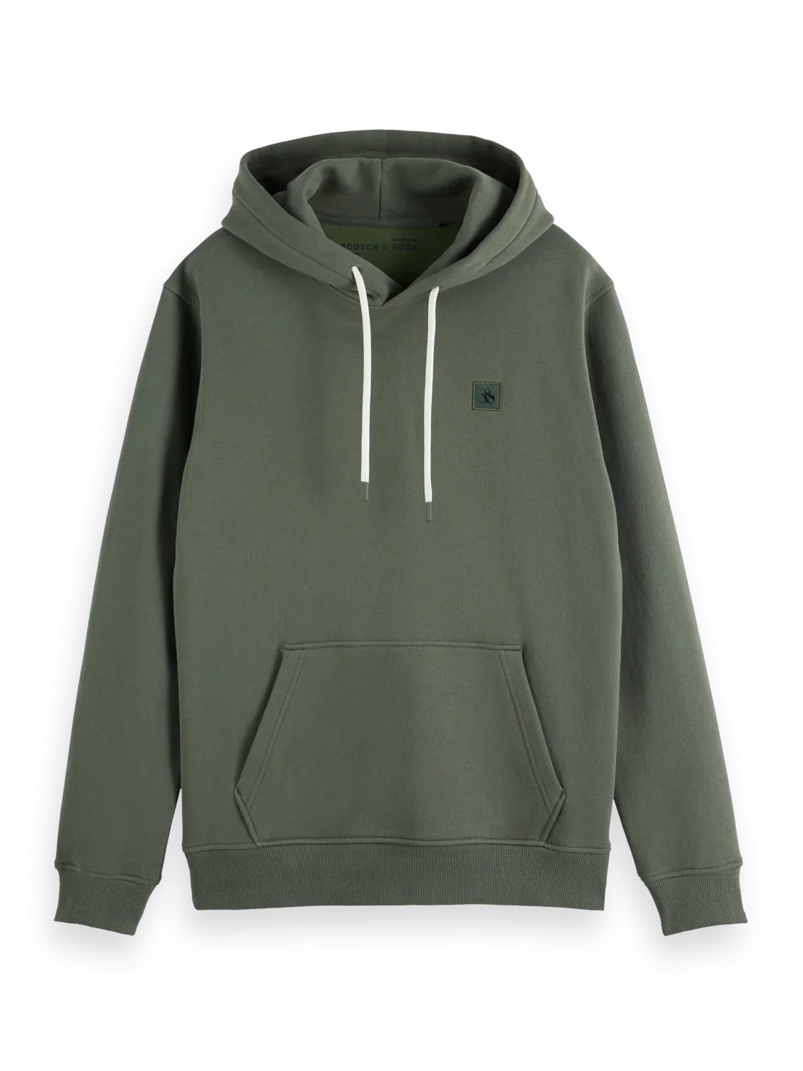 Regular Fit Logo Hoodie (Thyme) - 181276-301