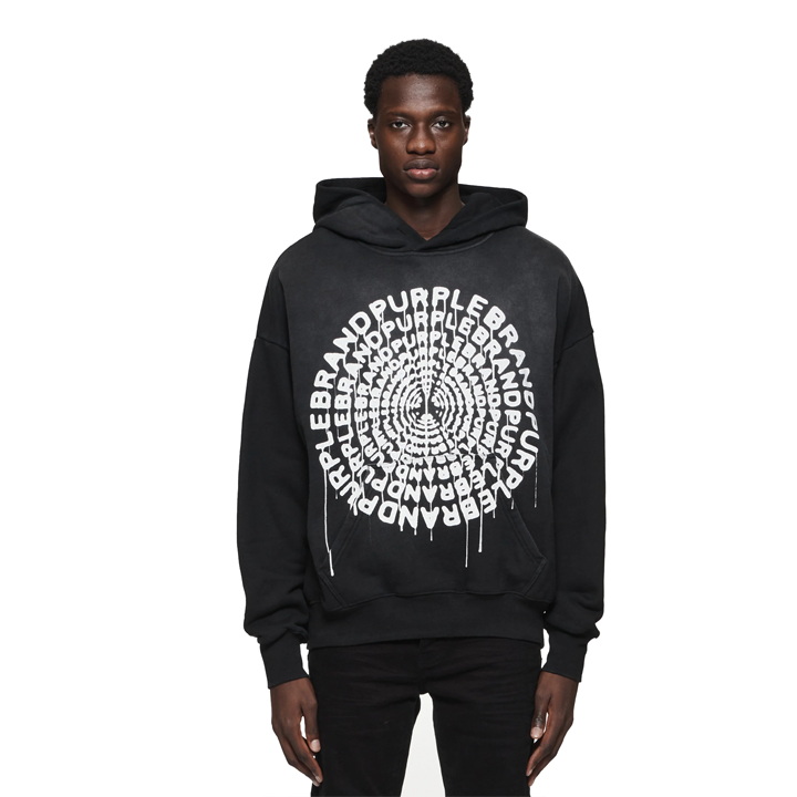 Black Beauty Concentric PO Hoody (Black) - PP401HBBC124