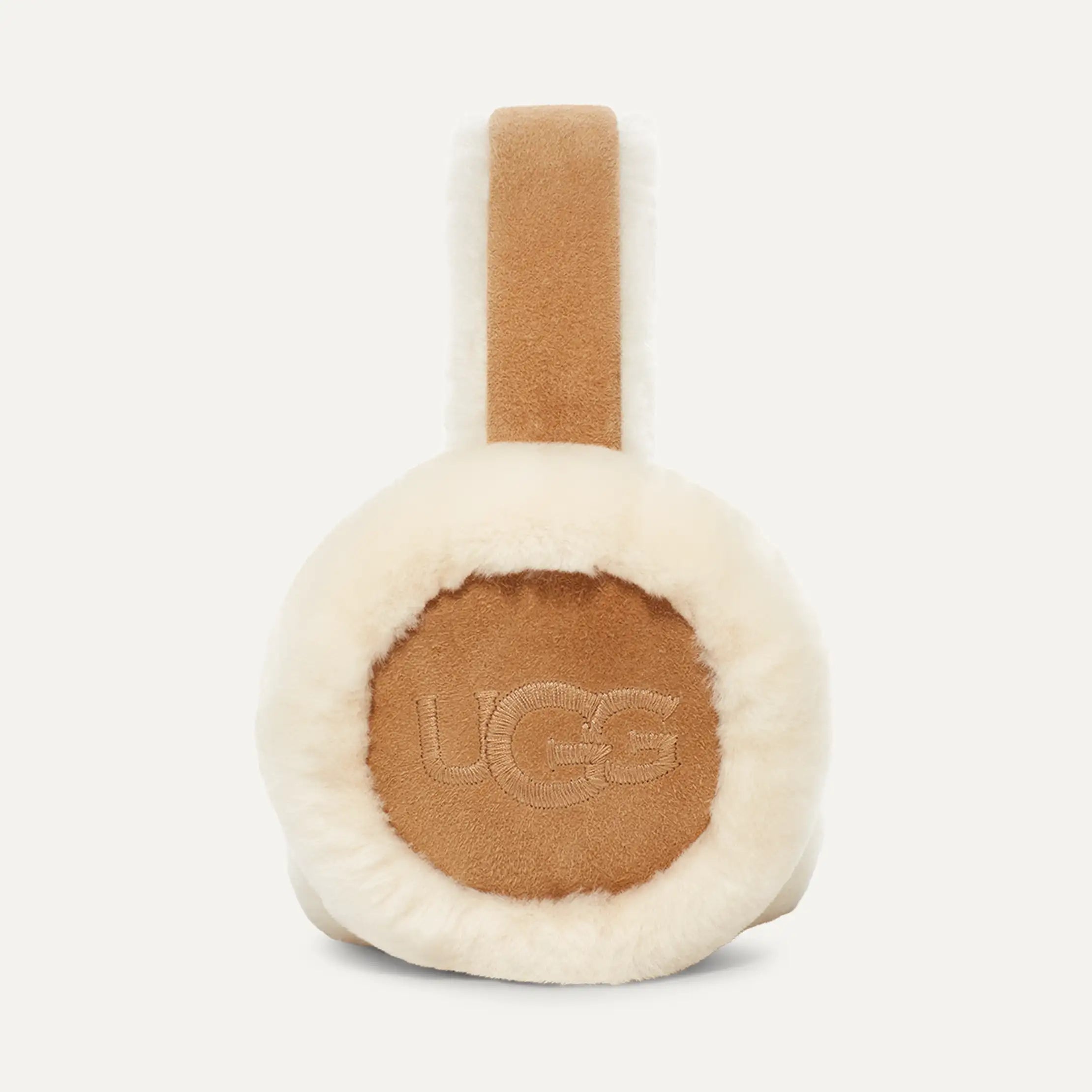 Sheepskin Embroidery Earmuff