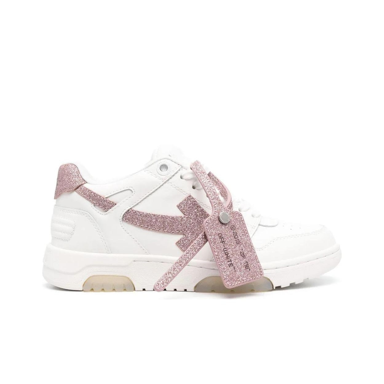OFF-WHITE OUT OF OFFICE &amp;#39;WHITE GLITTERING PINK&amp;#39;