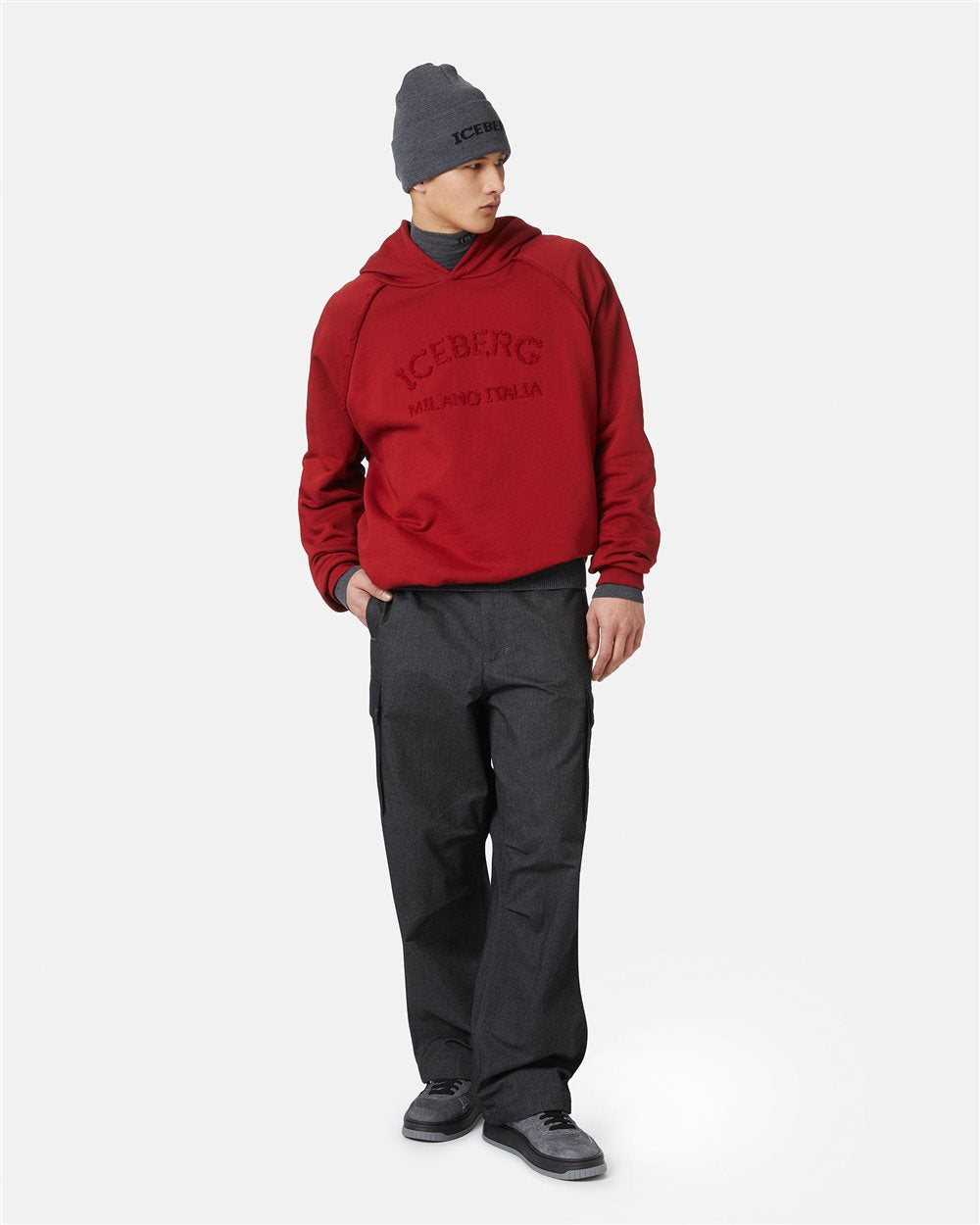 Ice B 5C Hoodie (Red) - I24E12163324370
