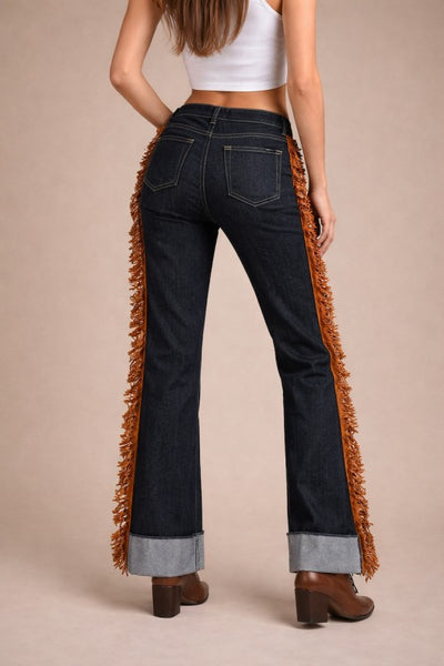 Gary Low Rise Fringe Jean
