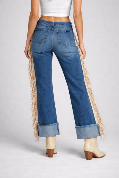 Gary Low Rise Fringe Jean