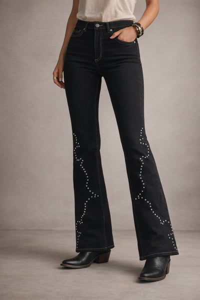 Santa Fe Studded Boot Cut Jean