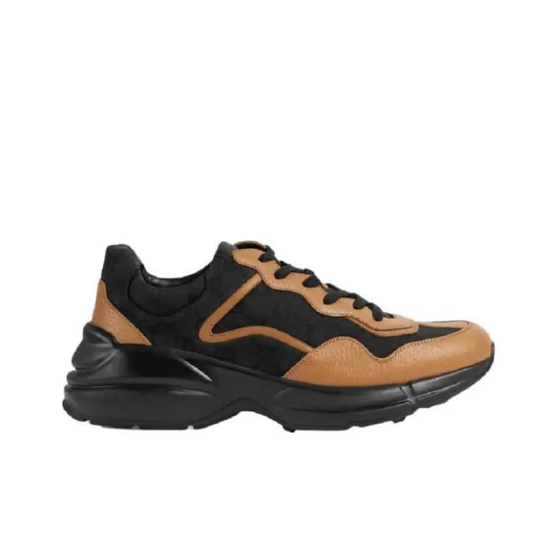 GUCCI RHYTON &amp;#39;MAXI GG SUPREME - BLACK KHAKI BEIGE&amp;#39;