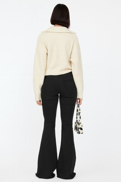 Rodeo Bell Bottom Jean Brown Cow Hide