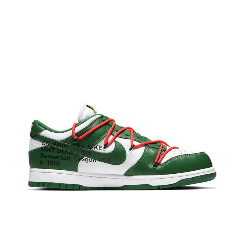 NIKE DUNK LOW X OFF WHITE &amp;#39;PINE GREEN&amp;#39;