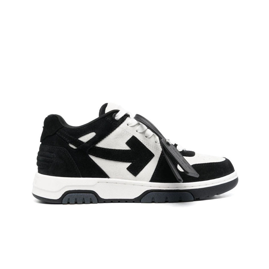 OFF-WHITE OUT OF OFFICE &amp;#39;BLACK WHITE SUEDE&amp;#39;