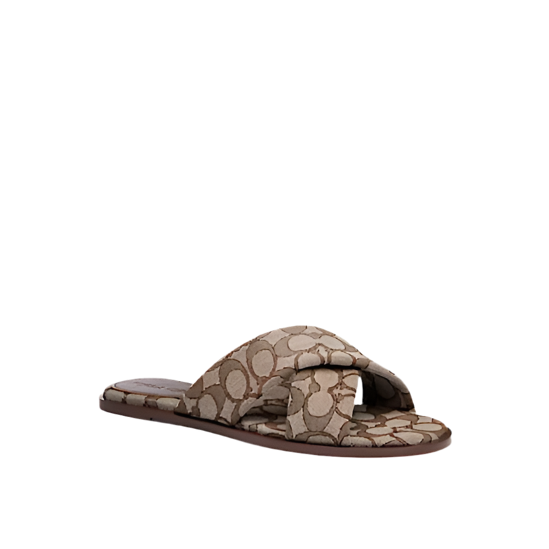 Link Criss Cross Slide In Signature Jacquard - Coach Outlet