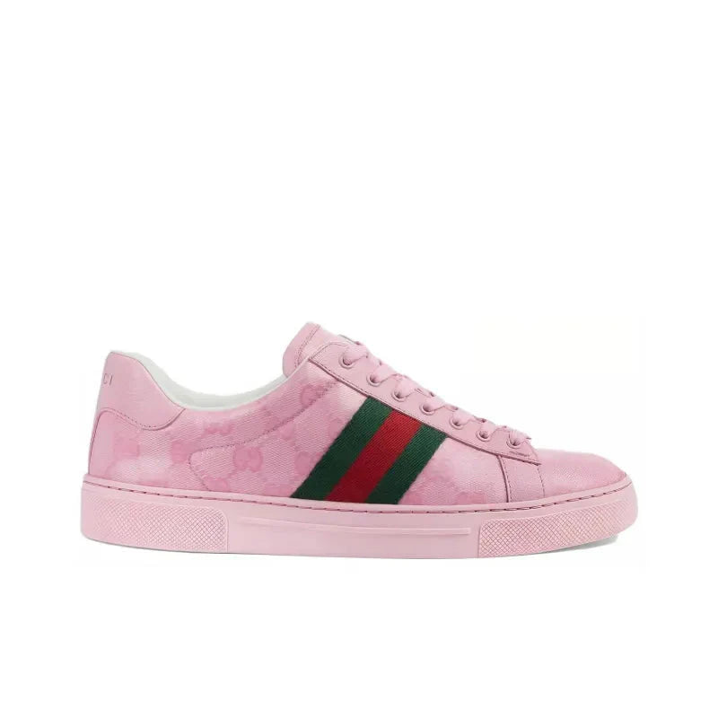 GUCCI ACE &amp;#39;GG CRYSTAL CANVAS PINK&amp;#39;