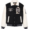 Omega Wool-Leather Jacket (White) - AVF232O04