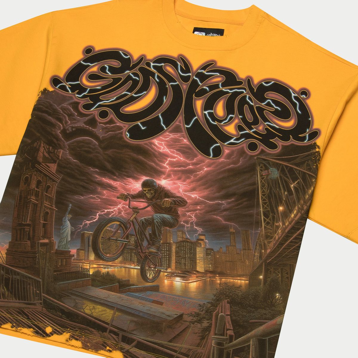 BMX T-Shirt (Yellow) - GSBMXYLW