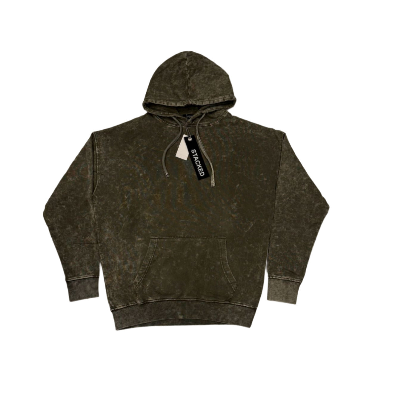Basic Tie Dye Hoodie (Olive) - DB3008OLV