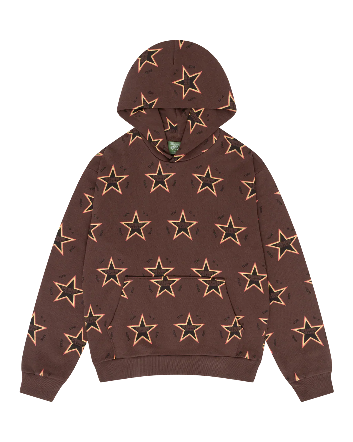 Every Tear Is A Star All Over Hoodie (Brown) - DT013045132