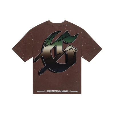 Air Strike T-Shirt (Brown Wash) - GAIRSTRKTEEBRNWSH