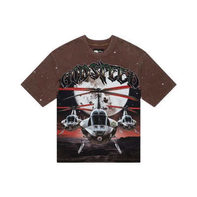 Air Strike T-Shirt (Brown Wash) - GAIRSTRKTEEBRNWSH