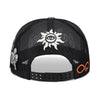 GS Forever Premium Leather Trucker Hat (Black) - GGSFPLTHBLK