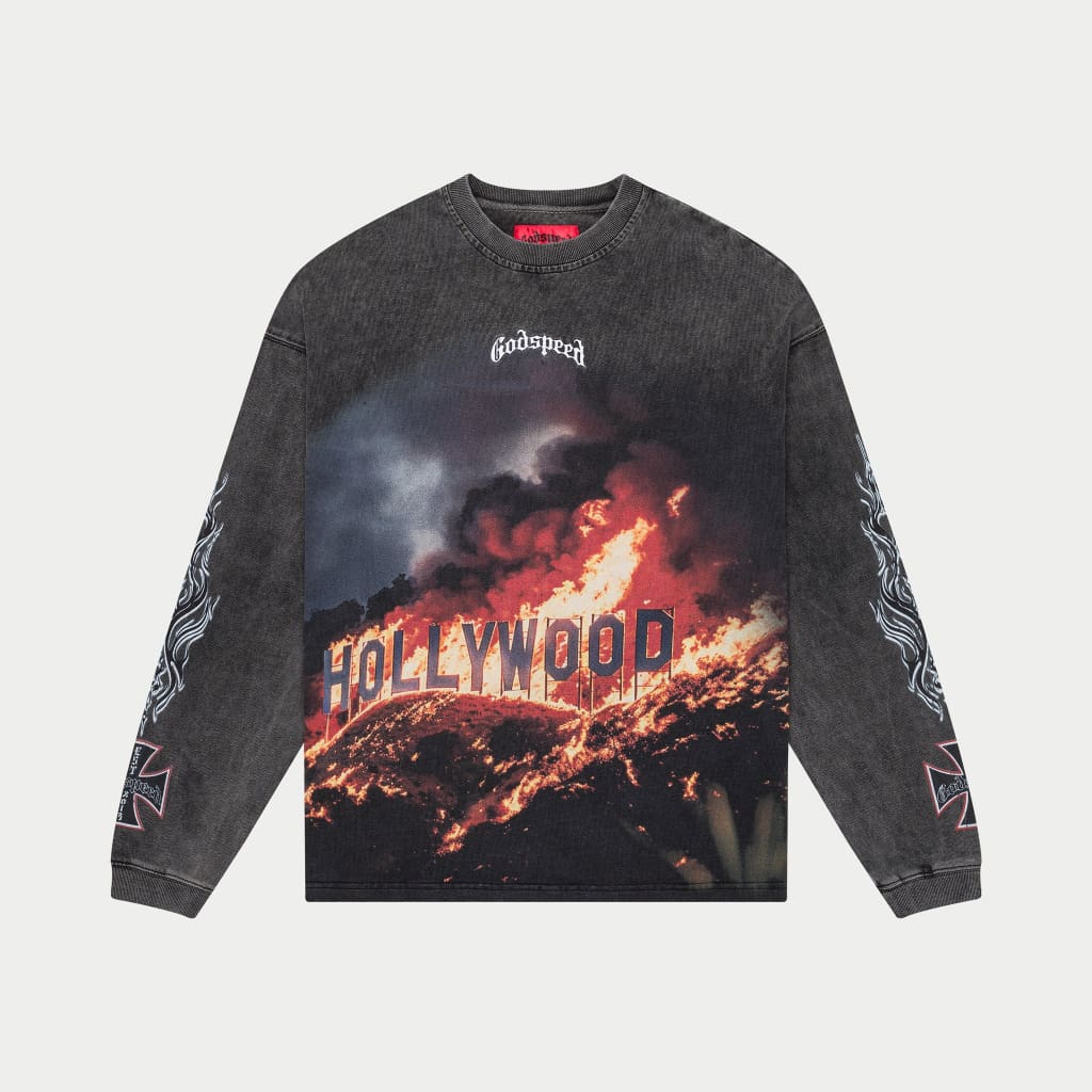 Hollywood Inferno LS Thermal (Grey Wash) - GHLINGRYWSH
