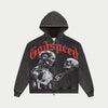 Mankind vs Ai Embroidered Hoodie (Black) - GMNVSAIZIPHDBLKWSH