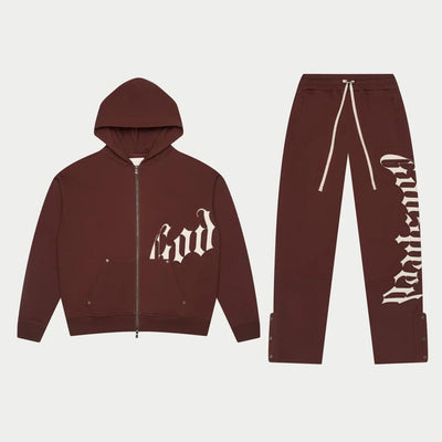 OG Logo Sweatsuit V2 (Burgundy) - GOGLSV2BRG