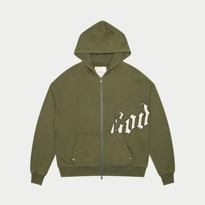 OG Logo Sweatsuit V2 (Olive) - GOGLSV2OLV