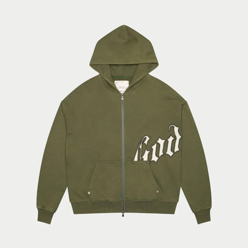 OG Logo Sweatsuit V2 (Olive) - GOGLSV2OLV