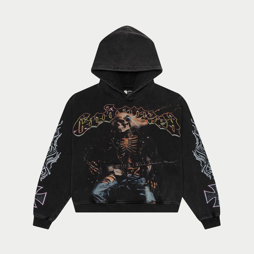 Rock Dreams Hoody (Black wash) - GRKDRMHDDBLKWSH