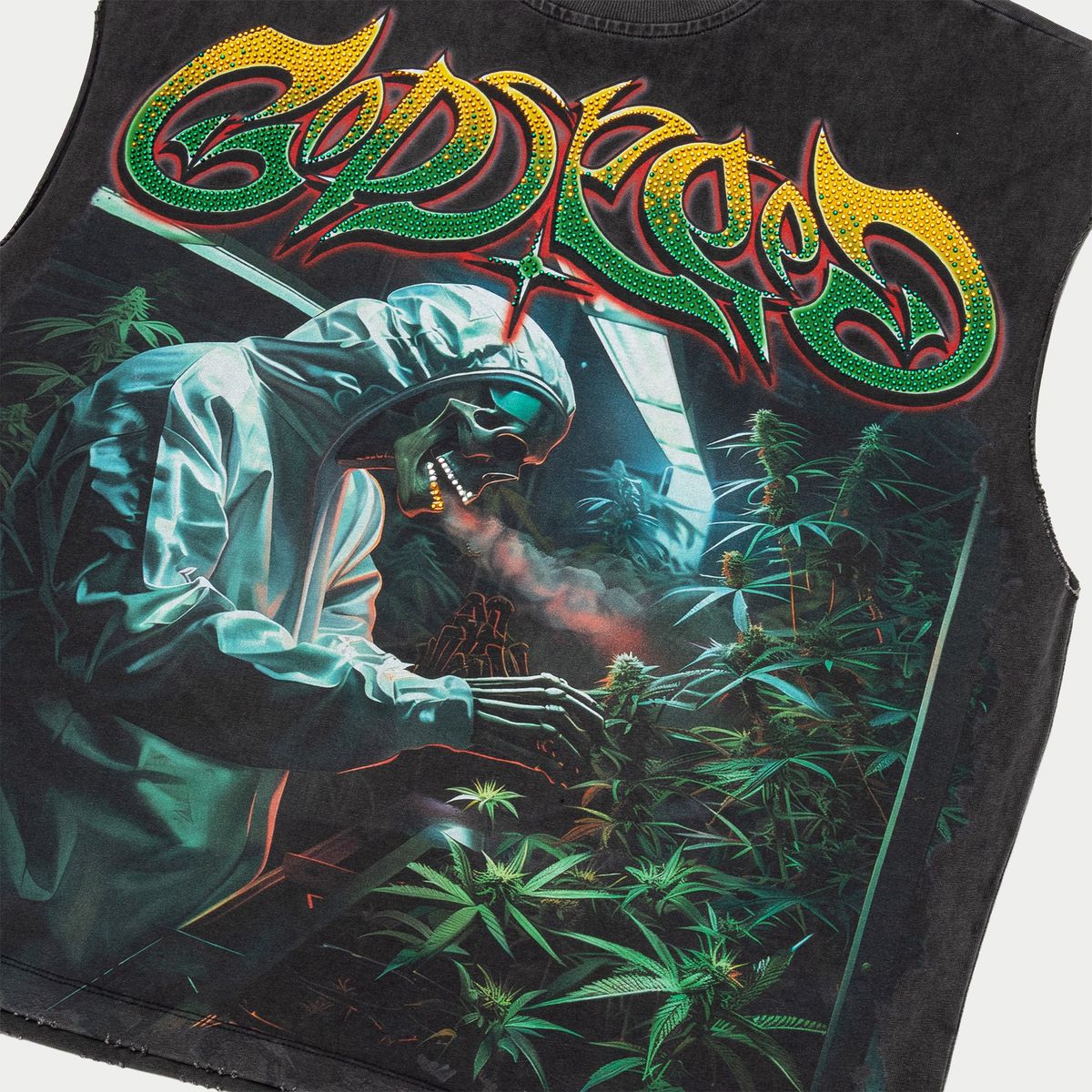 420 Indoor Vvs-Sleeveless (Grey Wash) - GS4IVSGW