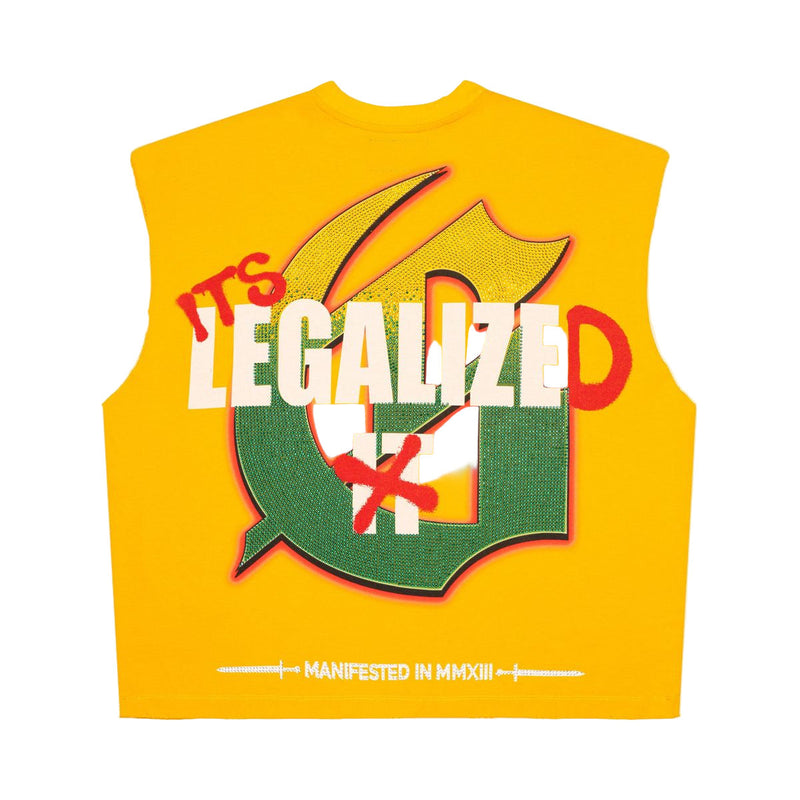 420 Indoor Vvs Sleeveless (Yellow) - GS4IVSY