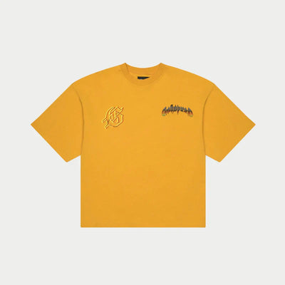 Godspeed Biker Nation Tee (Mustard) - GSBNMUS