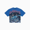 Godspeed Checkmate Tee (Blue Wash) - GSCMBLUWSH