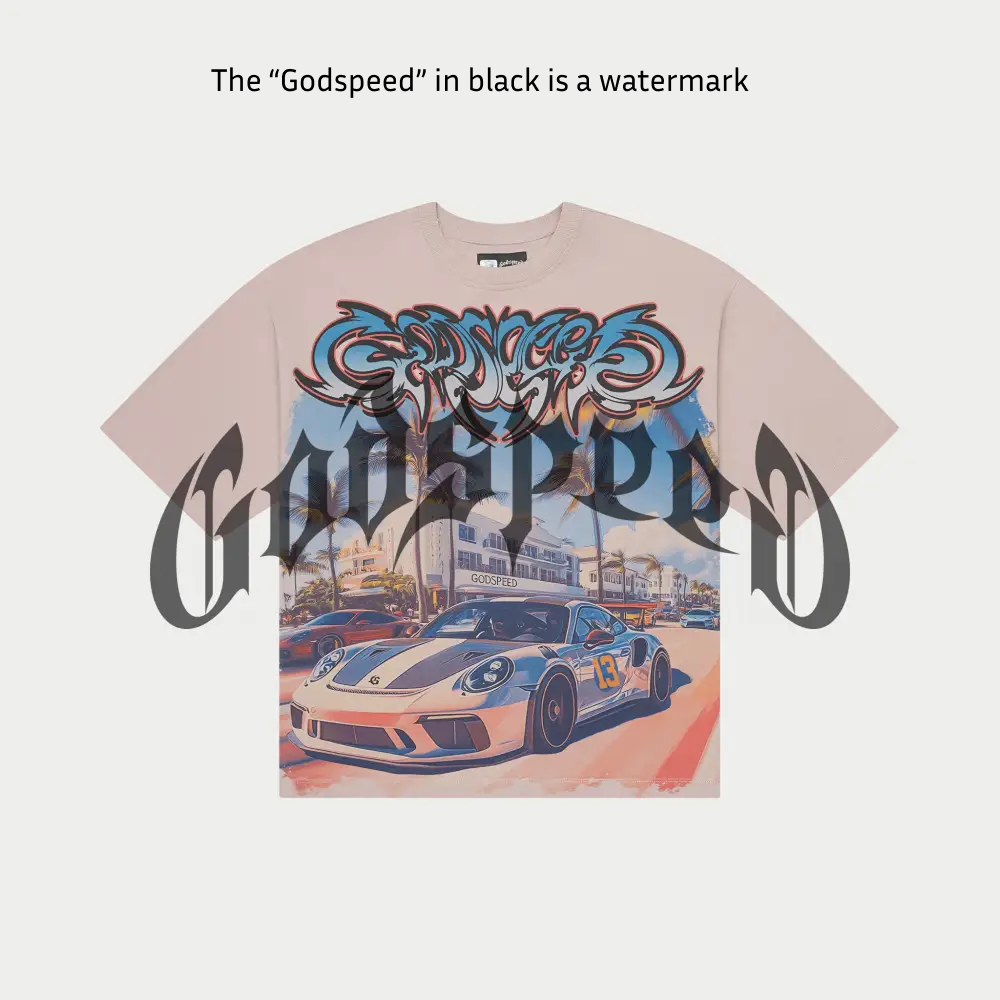 Car Meet Miami T-Shirt (Stone Wash) - GSCMMSTNW