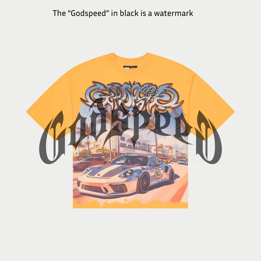 Car Meet Miami T-Shirt (Sand) - GSCMMS