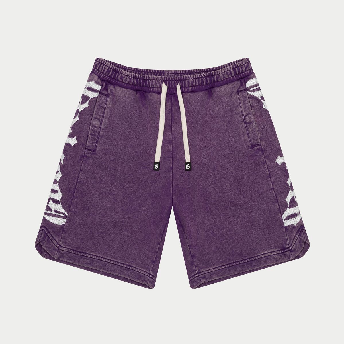 CourtSide Shorts (Grape Wash) - GSCSSGRPWSH