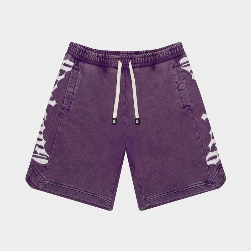 CourtSide Shorts (Grape Wash) - GSCSSGRPWSH